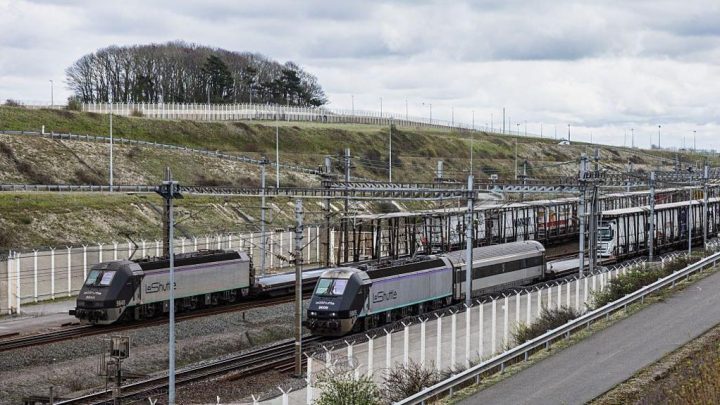 Bus hits train stopped on French side of Channel Tunnel, with 19 injured