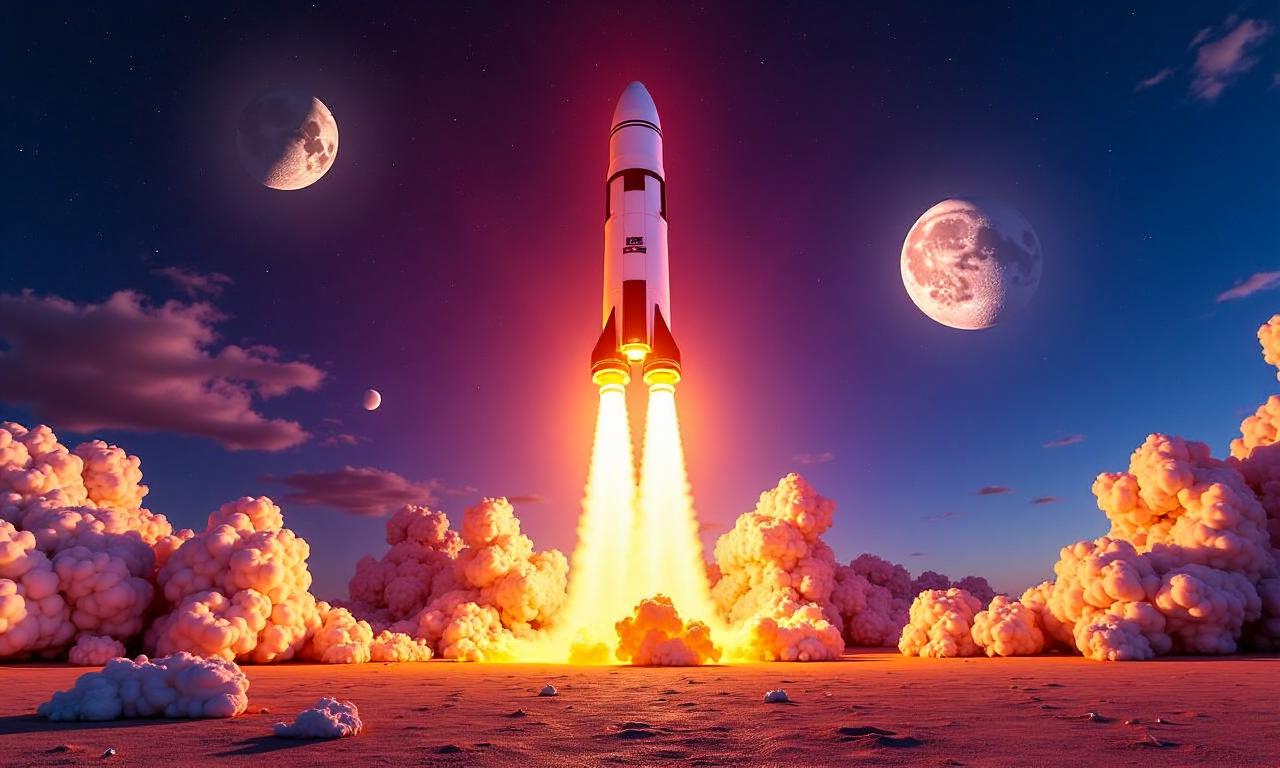 Exploding rocket casts doubts over Nasa’s Moon plans