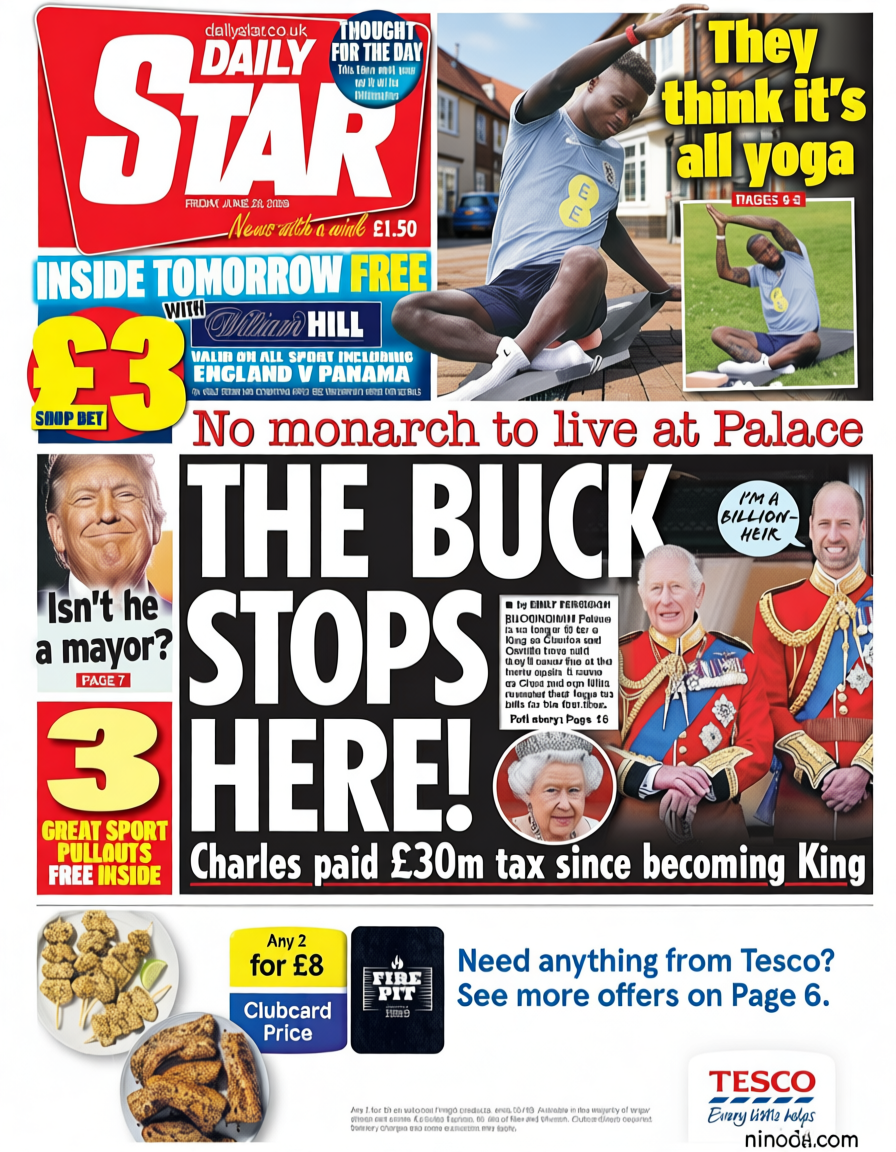 ‘The buck stops here!’ and ‘Prickly heat!’