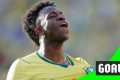Vinicius Jr scores ‘lightning bolt’ equaliser for Brazil
