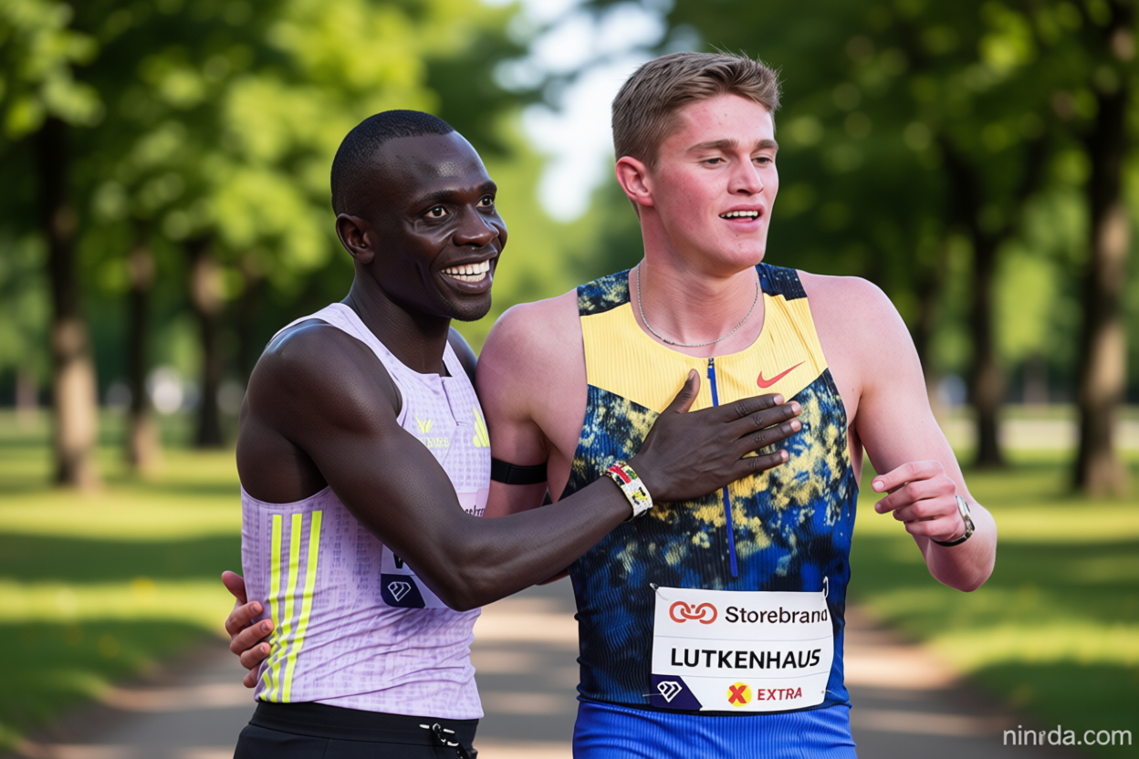 Lutkenhaus, 17, upsets Olympic champion Wanyonyi in Oslo