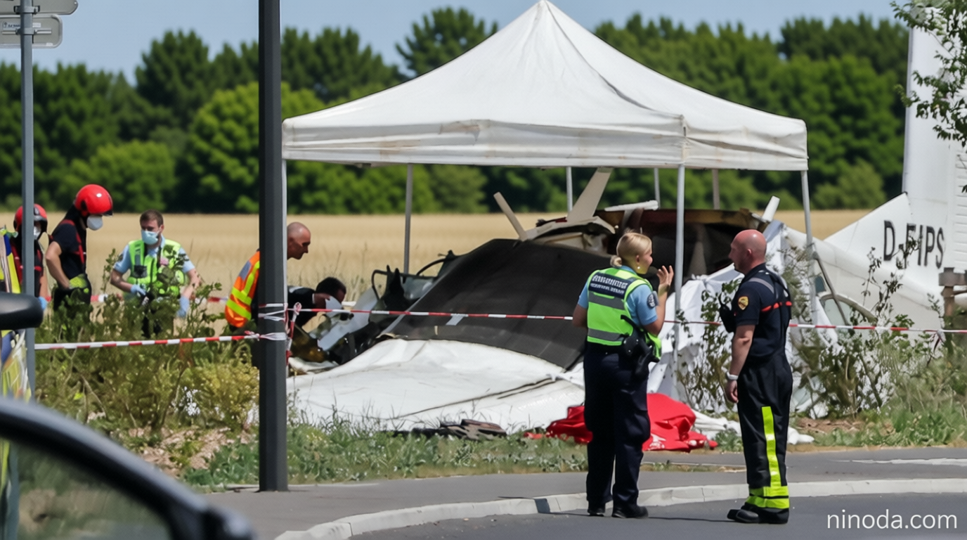 Eleven killed after plane carrying skydivers crashes in eastern France