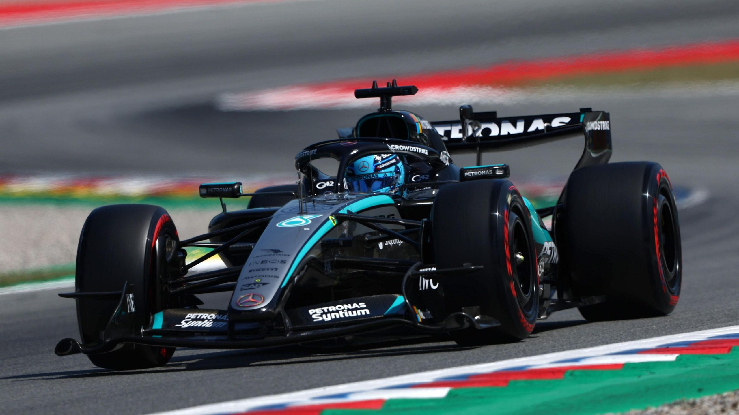 Russell beats Hamilton to Barcelona pole
