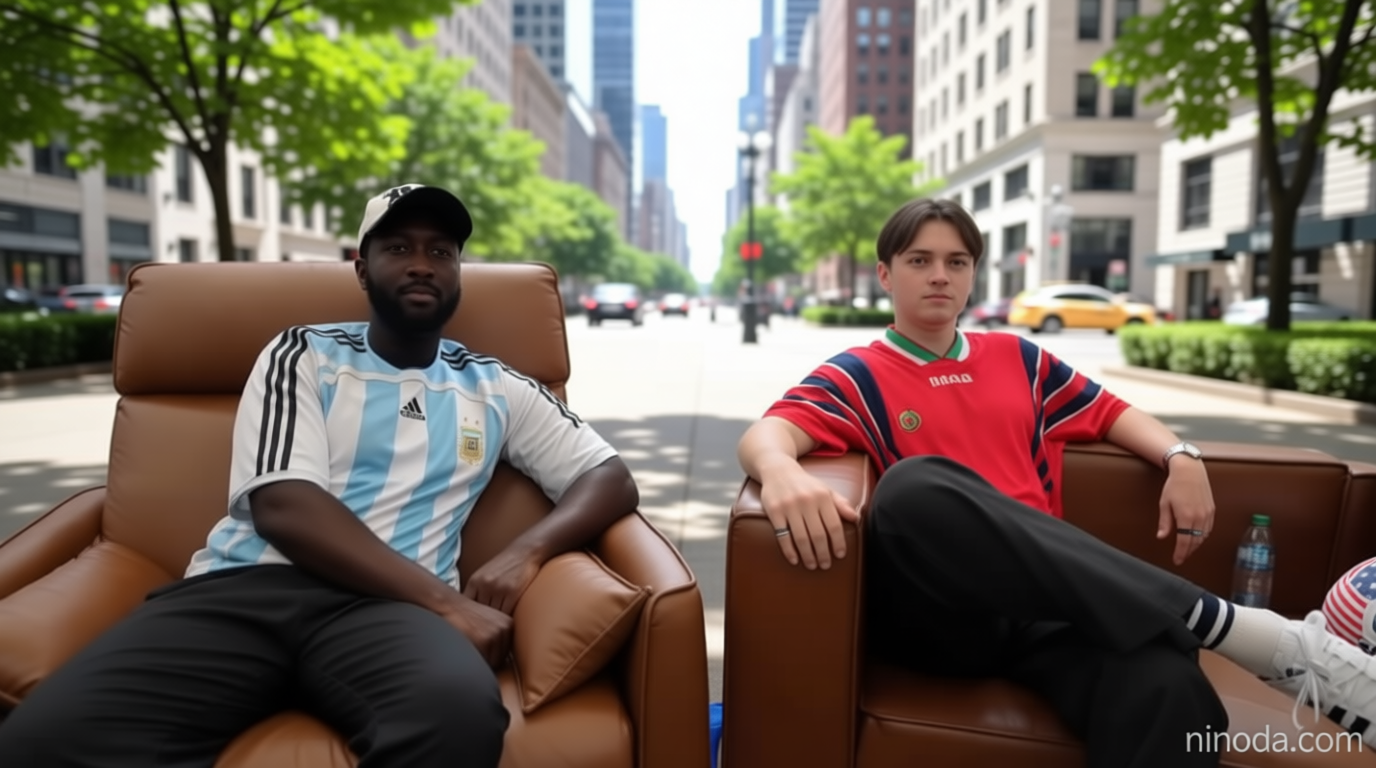 Two men make $50k to watch the World Cup, with nowhere to hide