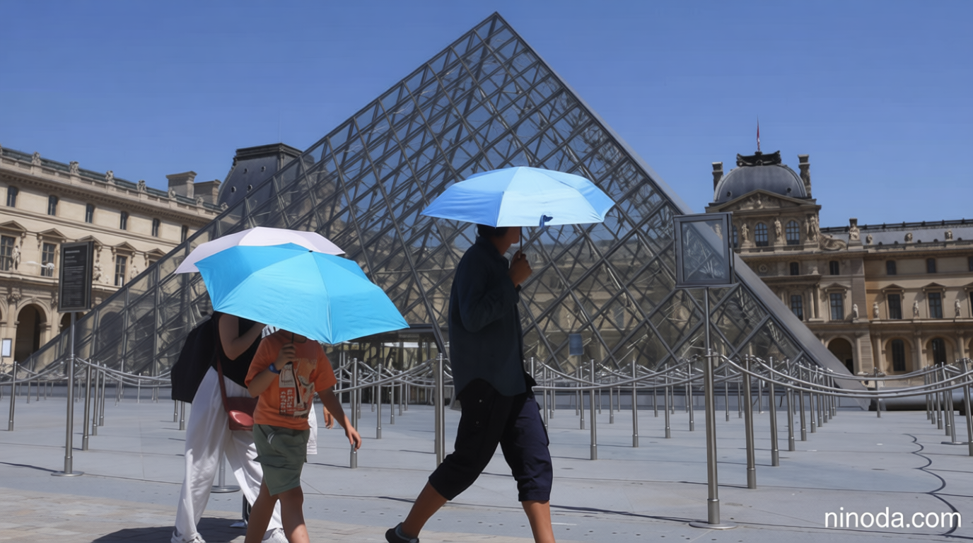 Power outages hit France as it records hottest day since measurements began