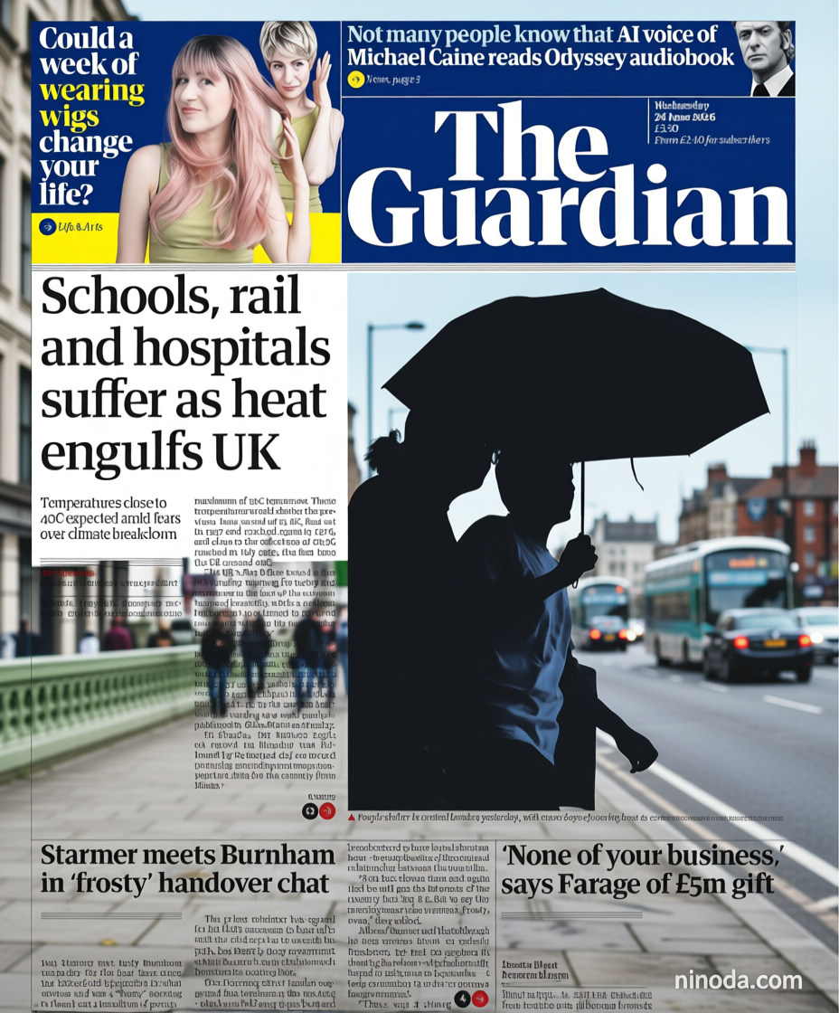 ‘Heat engulfs UK’ and ‘Ghana be alright’