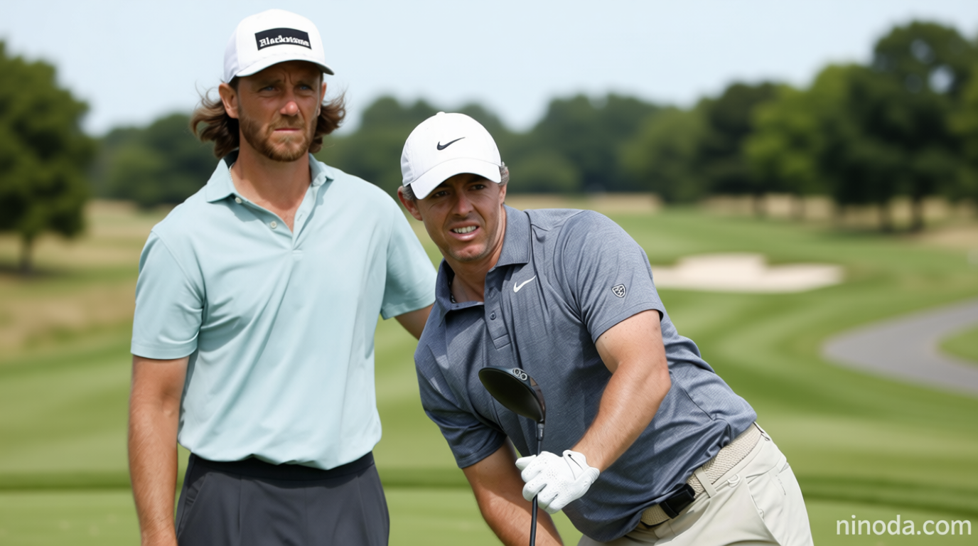 Clark in control of US Open as wind hinders McIlroy and Scheffler