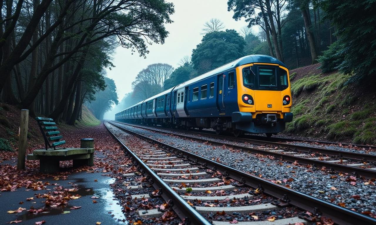 Sinkholes near Purley bridge halt Gatwick trains