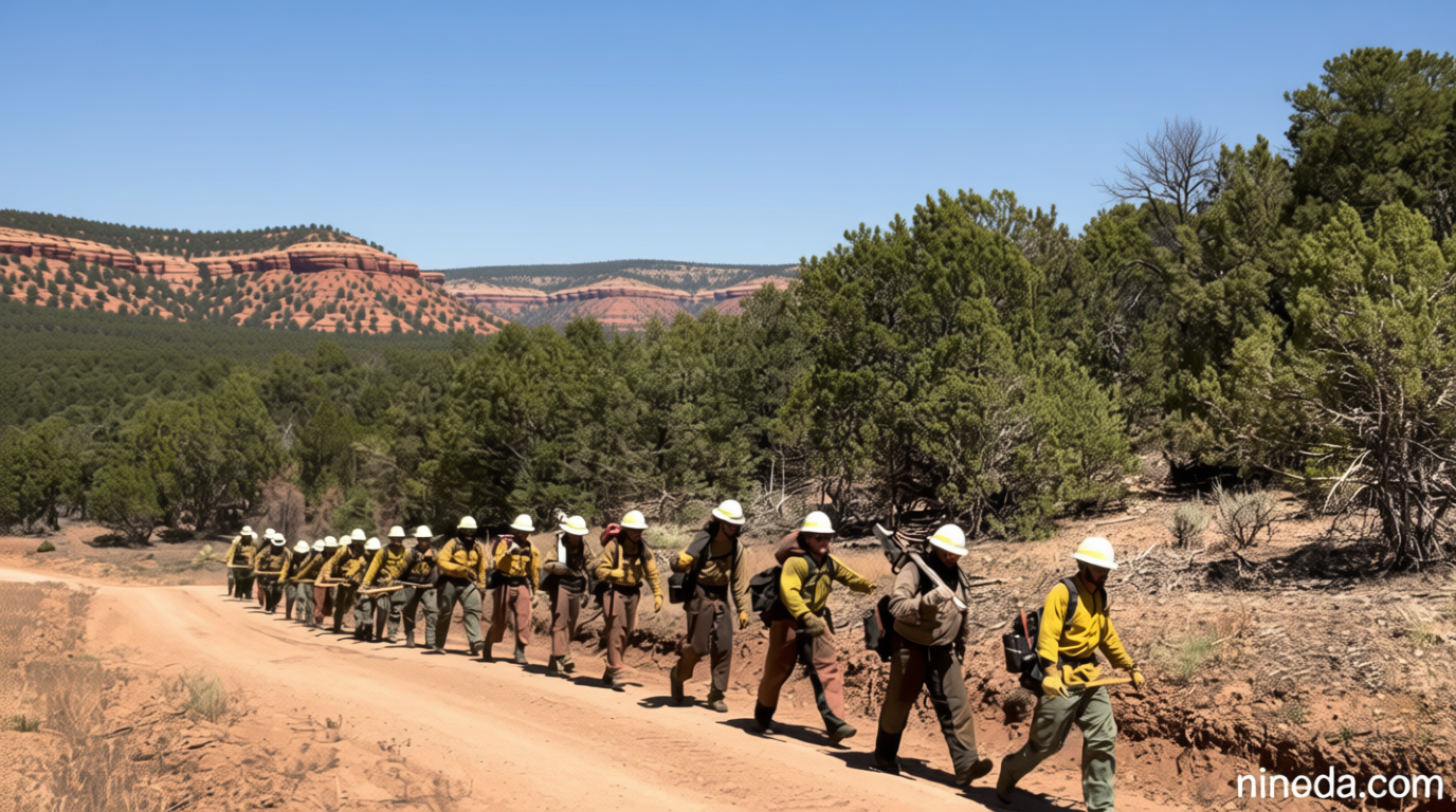 Three firefighters die battling huge wildfires on Colorado-Utah border
