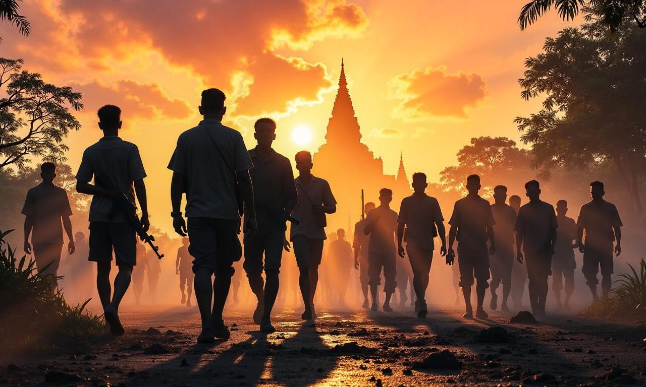 Inside Myanmar, rebels are losing ground as military forces men into army