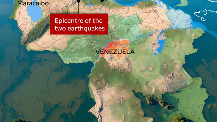 Venezuela earthquakes in maps and graphics – where they hit and how severe they could be