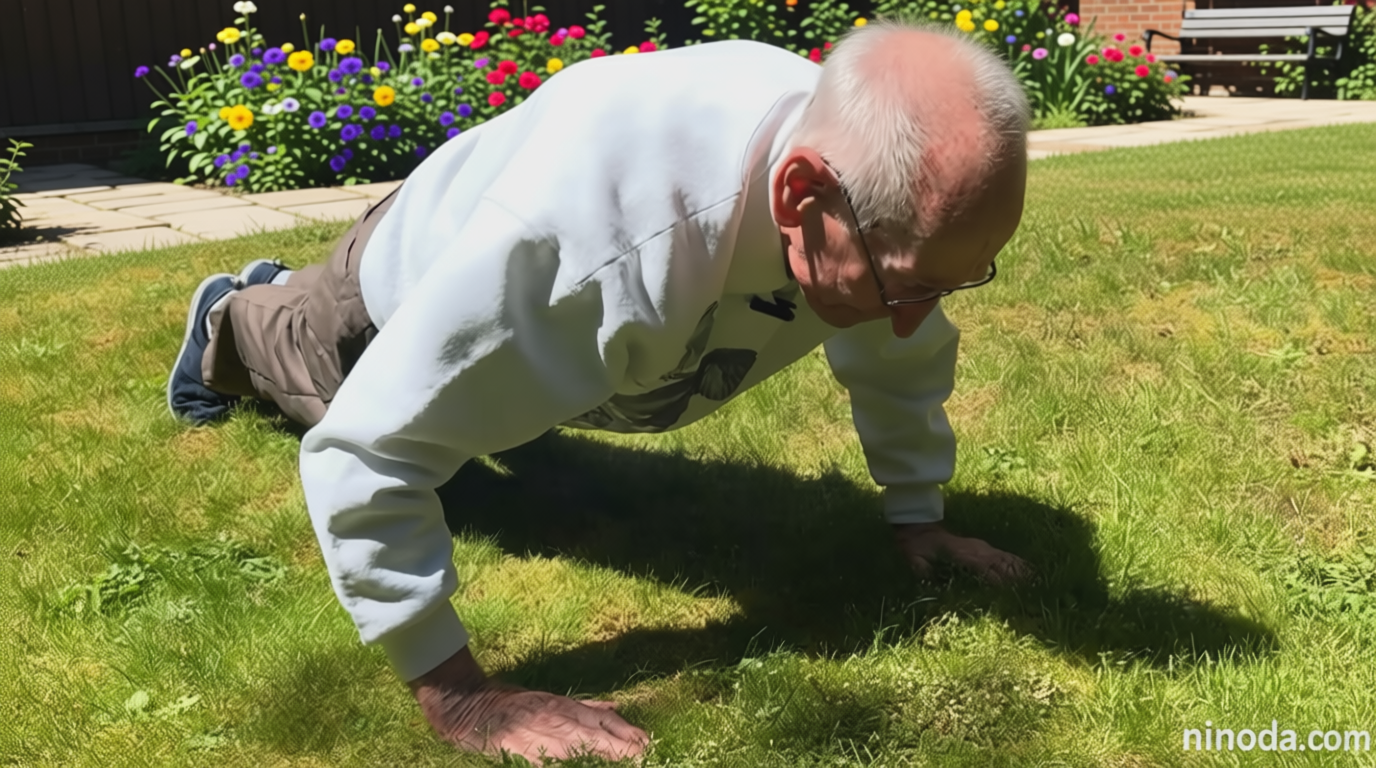 ‘I’m 98 but I still do my 40 press-ups every day’