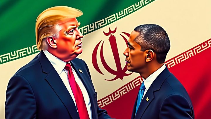 What did Trump do differently to Obama on Iran?