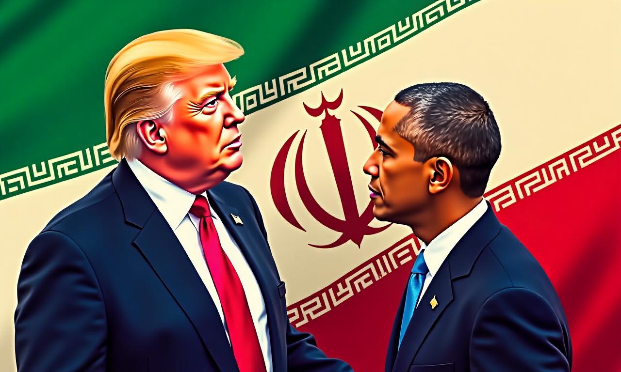 What did Trump do differently to Obama on Iran?