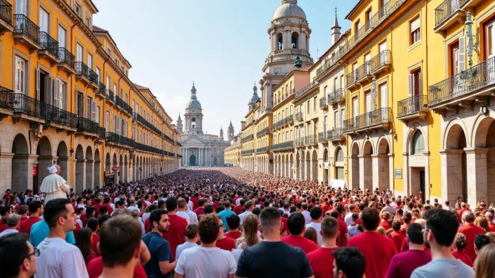Huge crowds throng Madrid streets for Pope’s open-air Mass