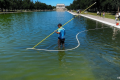 Reflecting Pool to be drained as Trump again blames ‘vandals’ for recent troubles