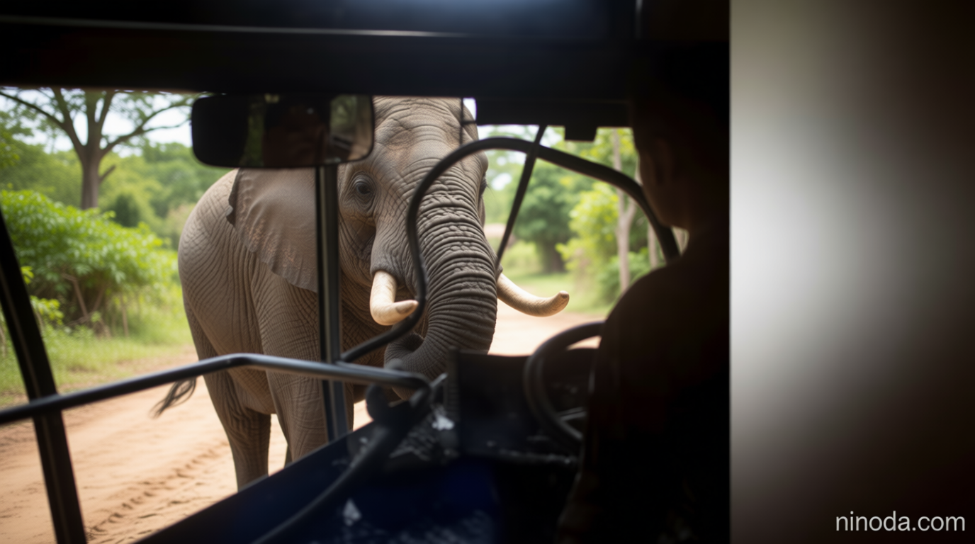 Watch: Elephant smashes through bus windscreen during attack