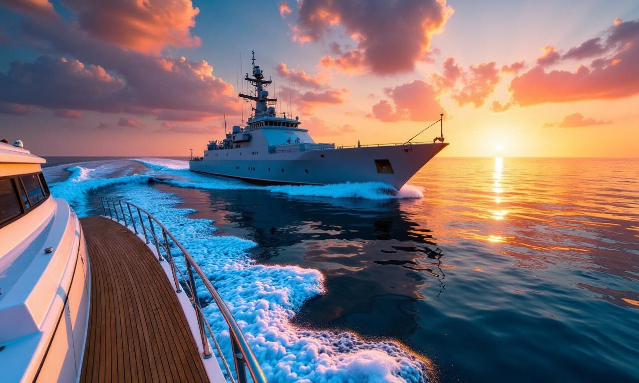 ‘Warning fire went up’: Couple on board yacht describe encounter with Russian warship