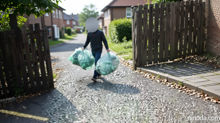 Man returns fly-tipper’s rubbish to his doorstep after sifting through CCTV