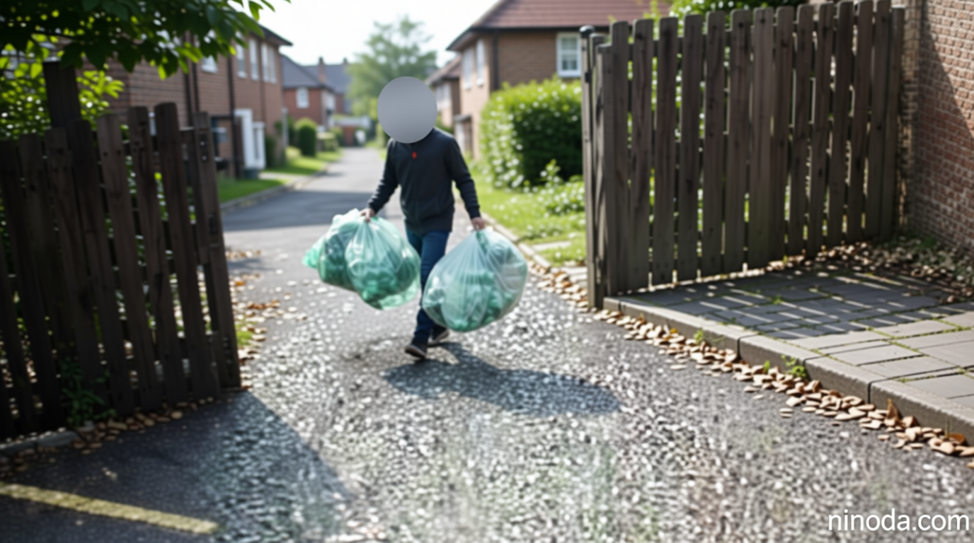 Man returns fly-tipper’s rubbish to his doorstep after sifting through CCTV