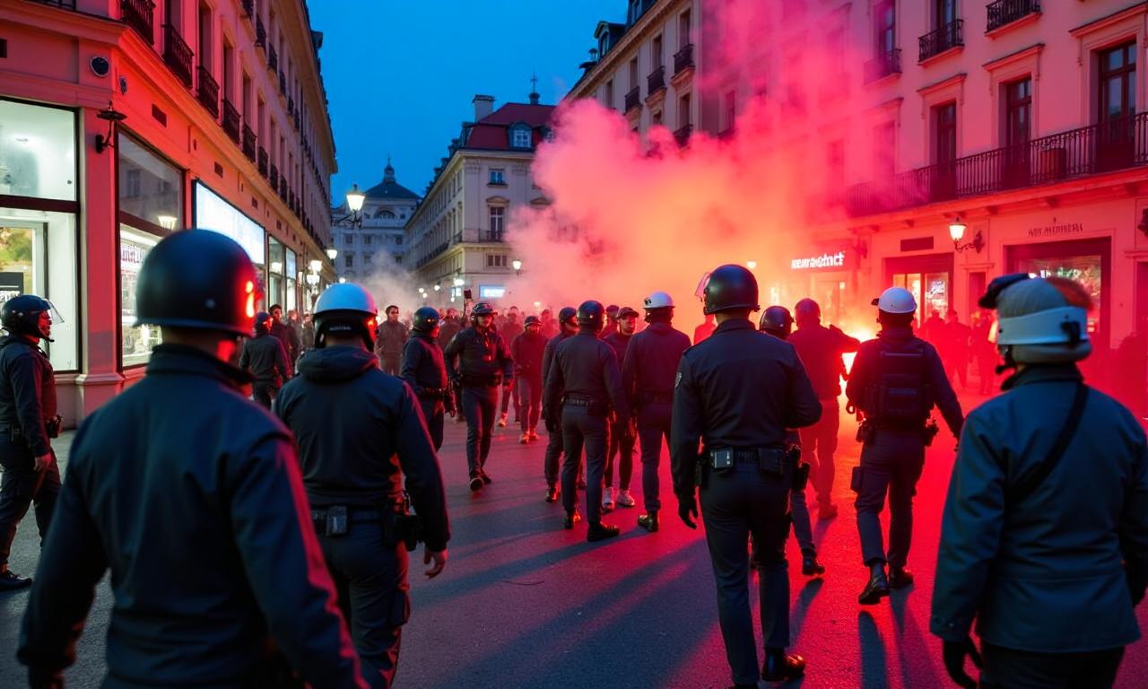 Protesters clash with police ahead of G7 summit in Geneva