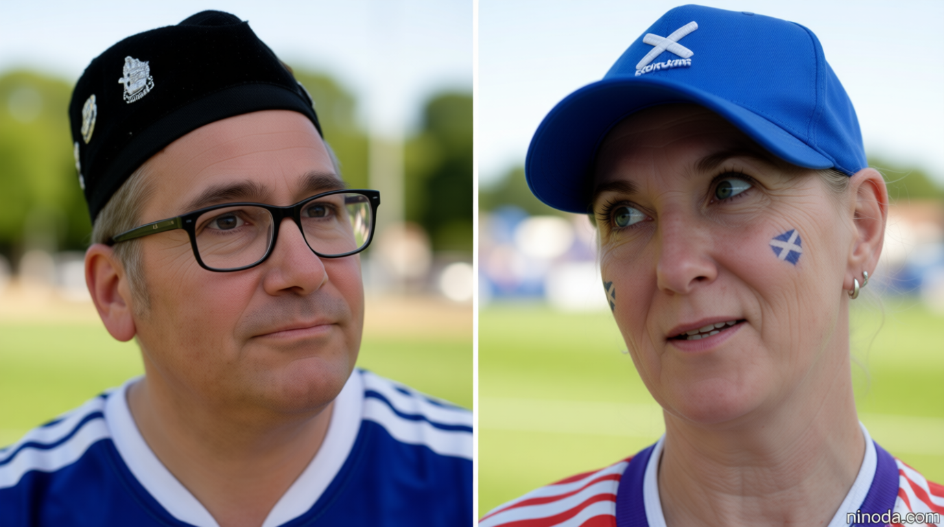 ‘Typical Scotland’: Tartan Army give their verdict on Miami match against Brazil