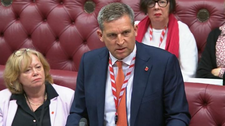 Prisons minister Lord Timpson quits government