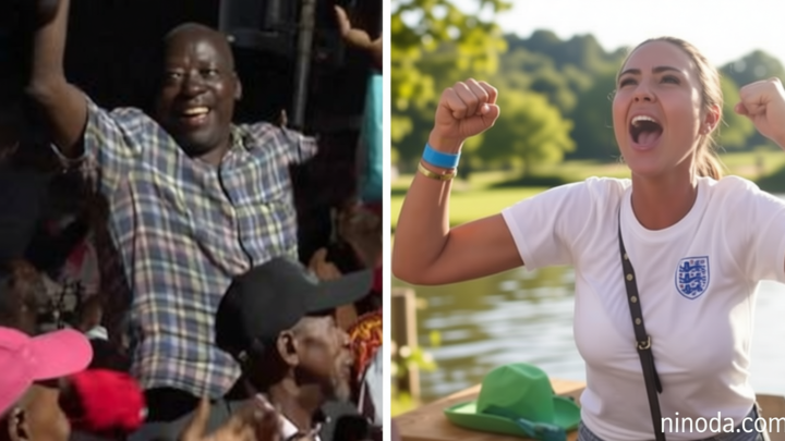 Watch: England and DR Congo fans react to tense World Cup game