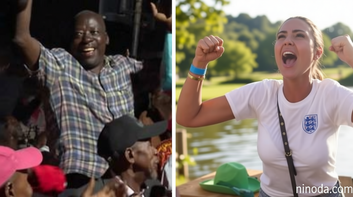 Watch: England and DR Congo fans react to tense World Cup game