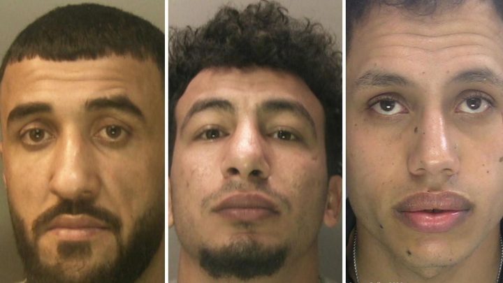 Three men who raped woman on Brighton beach jailed