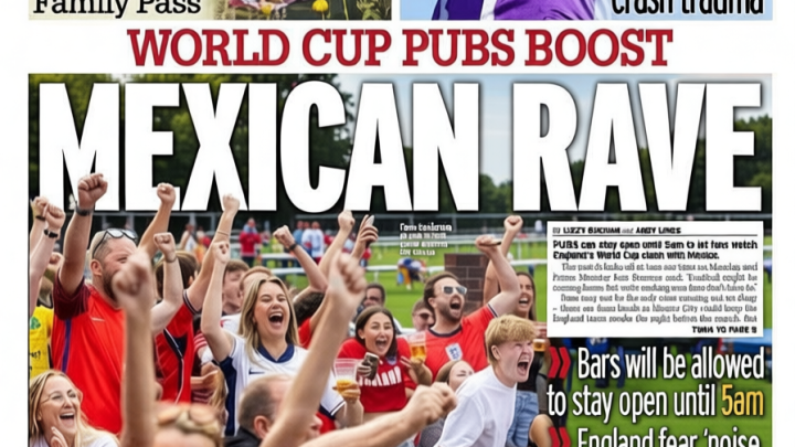 ‘World cup pubs boost’ and ‘Kate holds court’