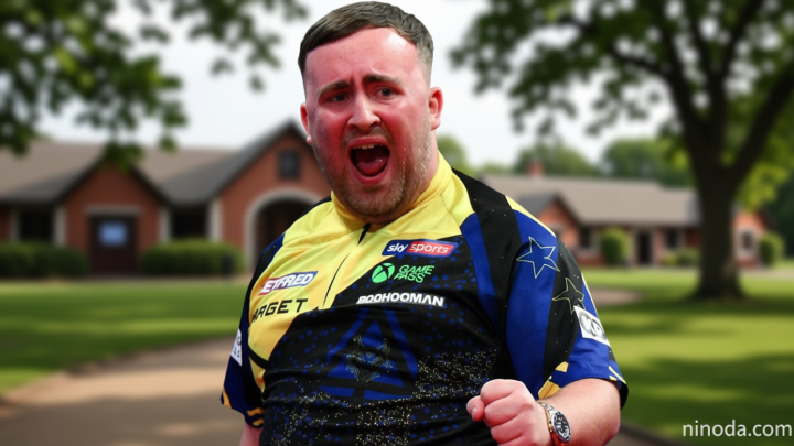 Littler throws nine-darter in superb Matchplay win