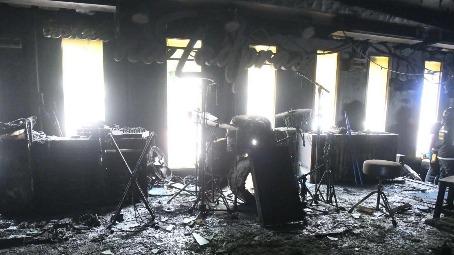 ‘Everybody was running, squeezing into each other’: Witnesses describe how deadly inferno swept through Bangkok bar