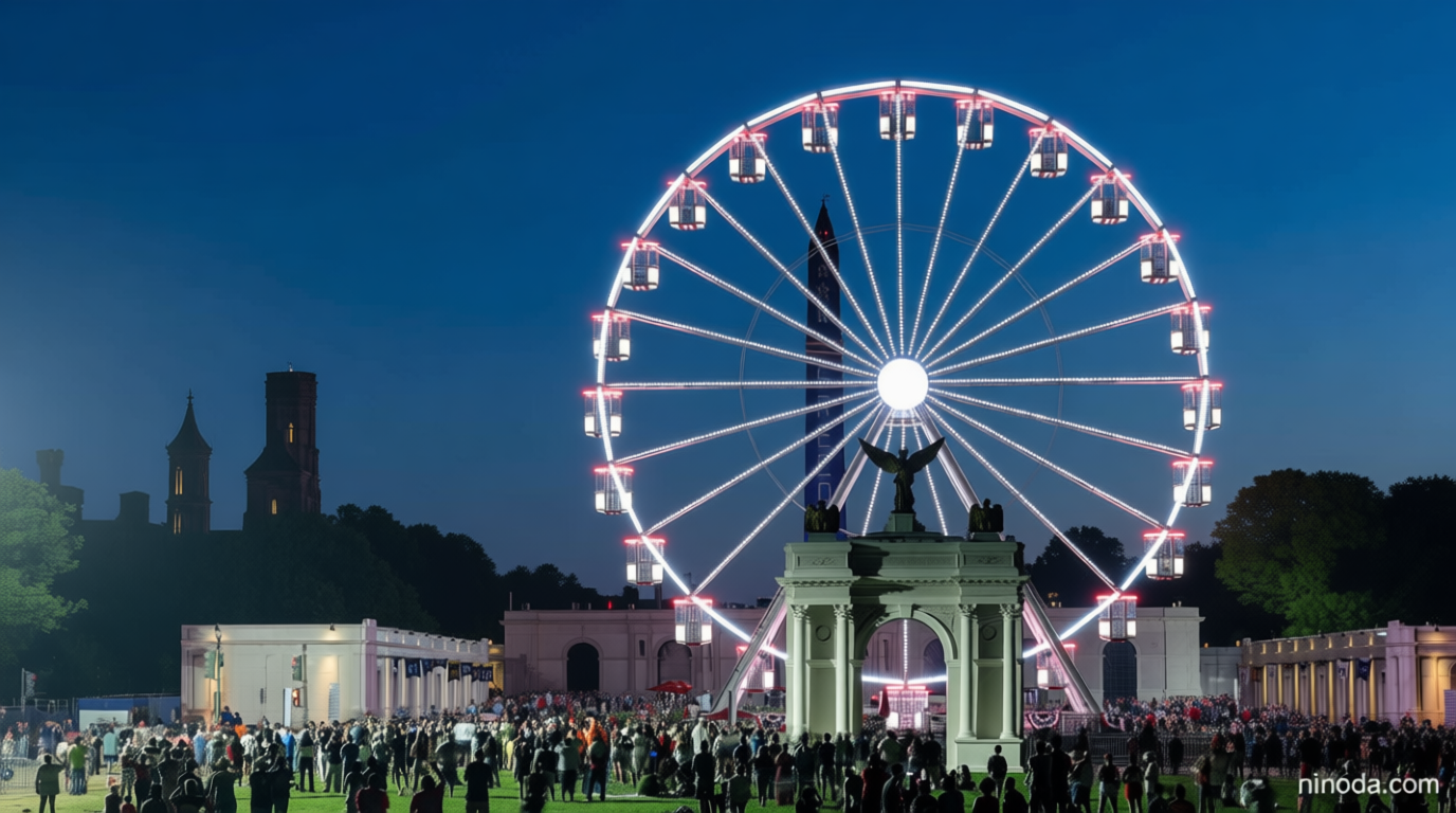 US marks its 250th birthday with fireworks, flyovers and extreme weather