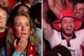 Watch fans react to every goal of England v Norway