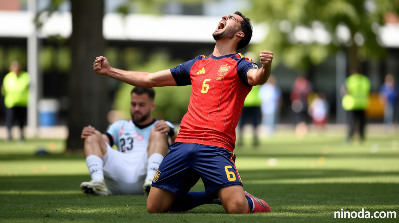 Merino the unlikely hero again – as Spain wait for Lamine Yamal show
