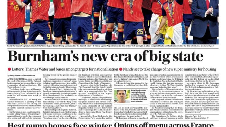 ‘Burnham’s new era’ and ‘Viva España!’