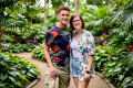 Couple turn mid-terrace garden into tropical jungle with poisonous plants