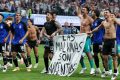 Argentina face fine for Falklands banner in semi-final win