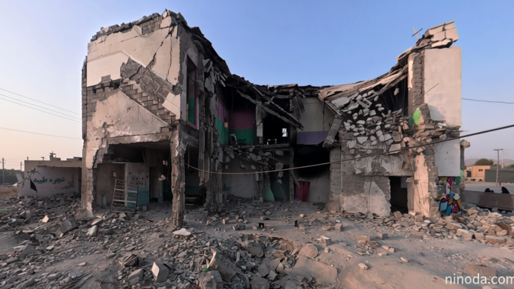 ‘What was their crime?’: BBC visits Iran school where strike killed 120 children
