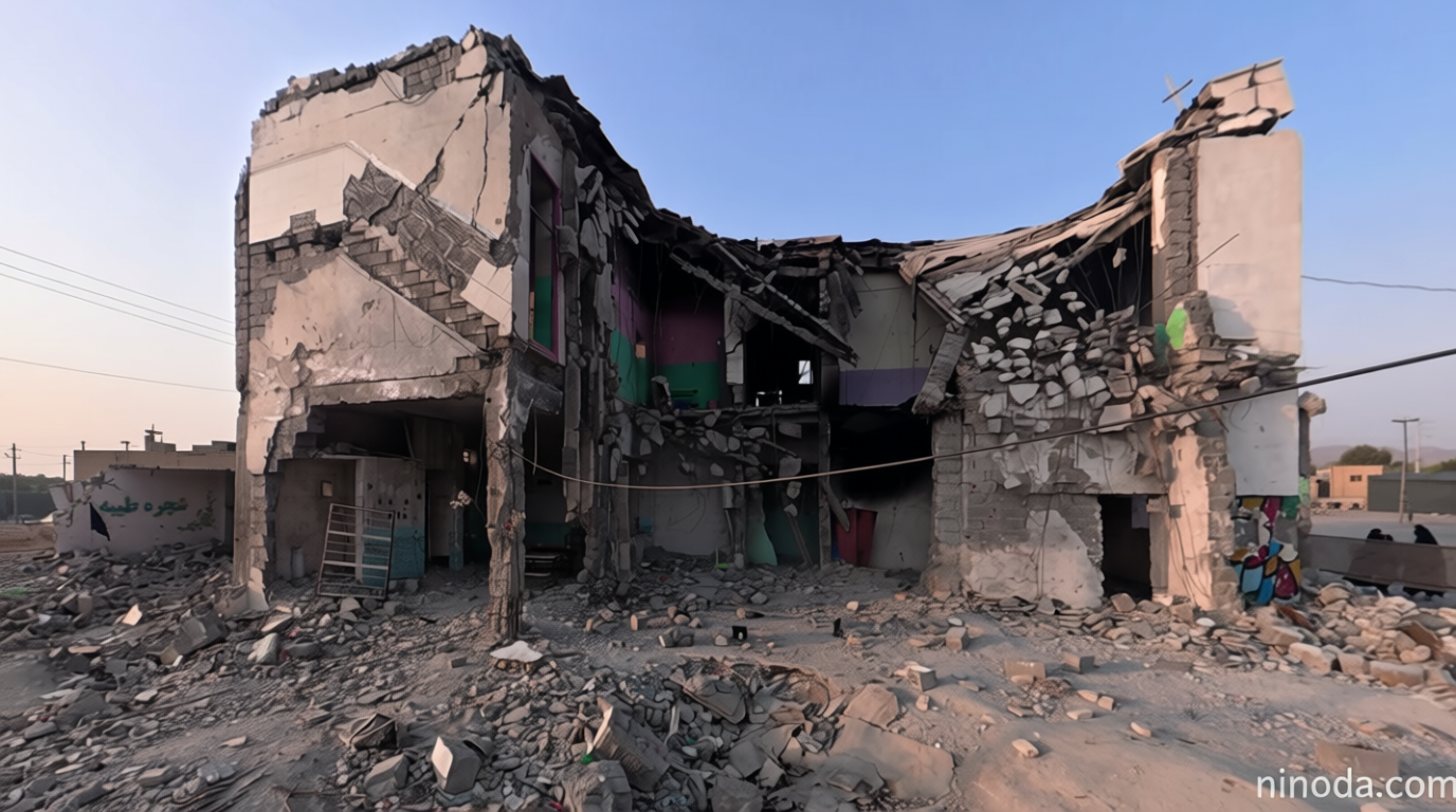 ‘What was their crime?’: BBC visits Iran school where strike killed 120 children