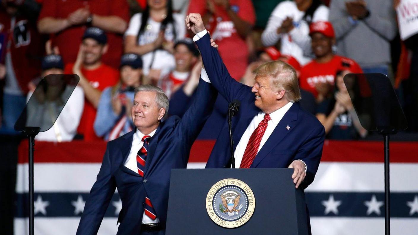 Anthony Zurcher: From Trump critic to ally, Lindsey Graham was a political survivor of the Maga era