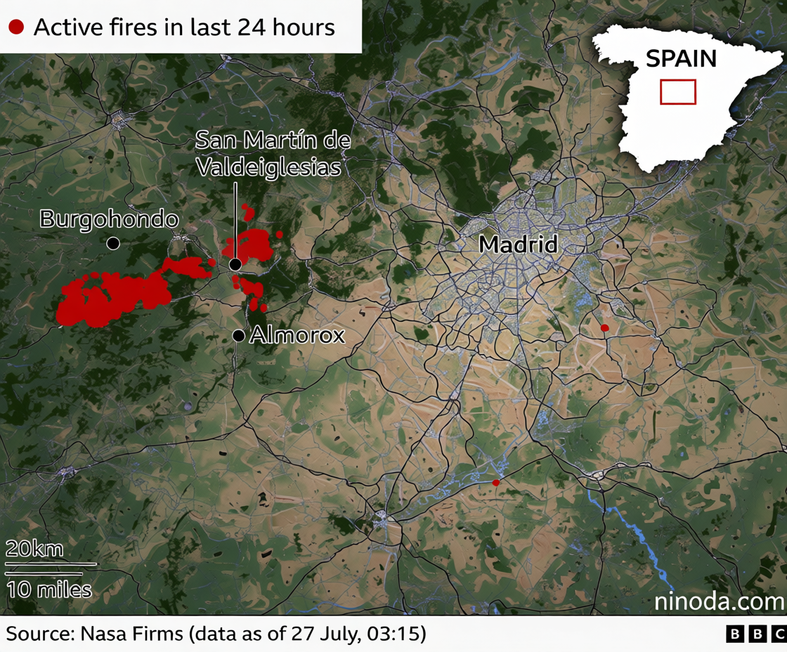 Devastating European wildfires in maps – and how they’re being tackled