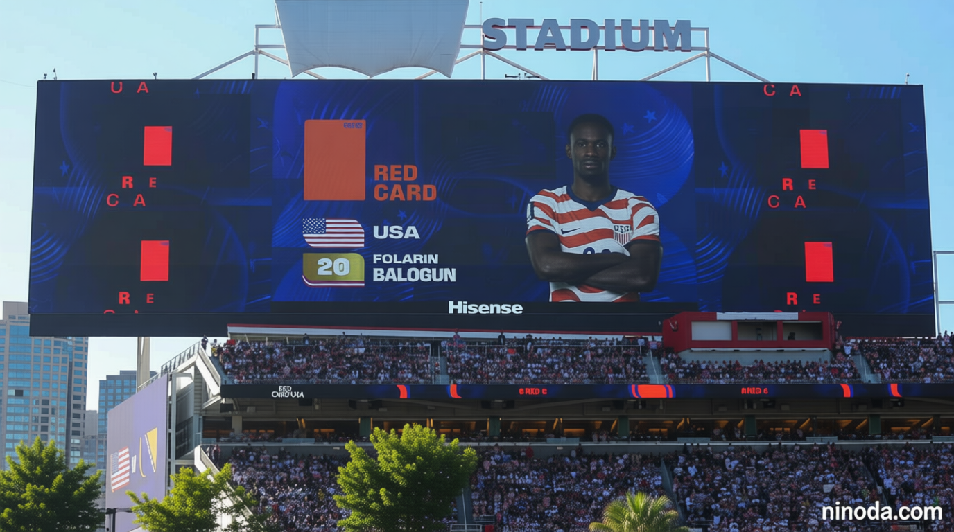 Red card system in disarray over Trump, Fifa and Balogun decision