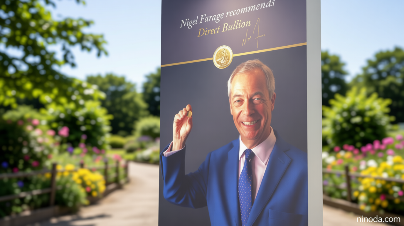 Farage declares earning £270,000 for promoting gold bullion