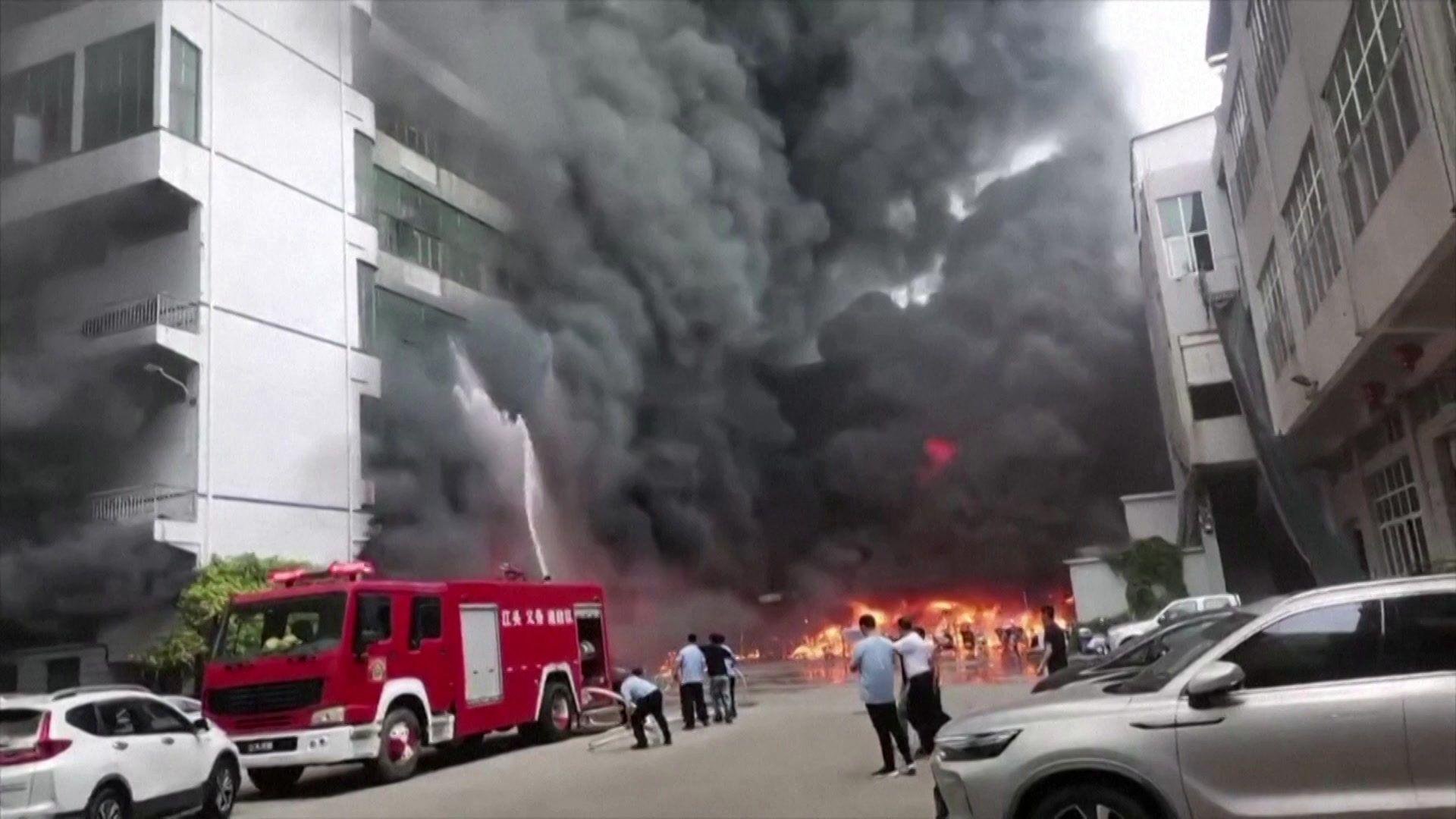 Factory fire kills at least 28 in China’s ‘shoe capital’
