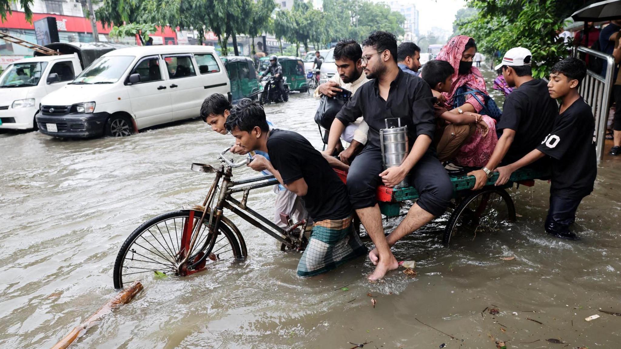 Heavy rains and flash floods in Bangladesh leave 51 dead