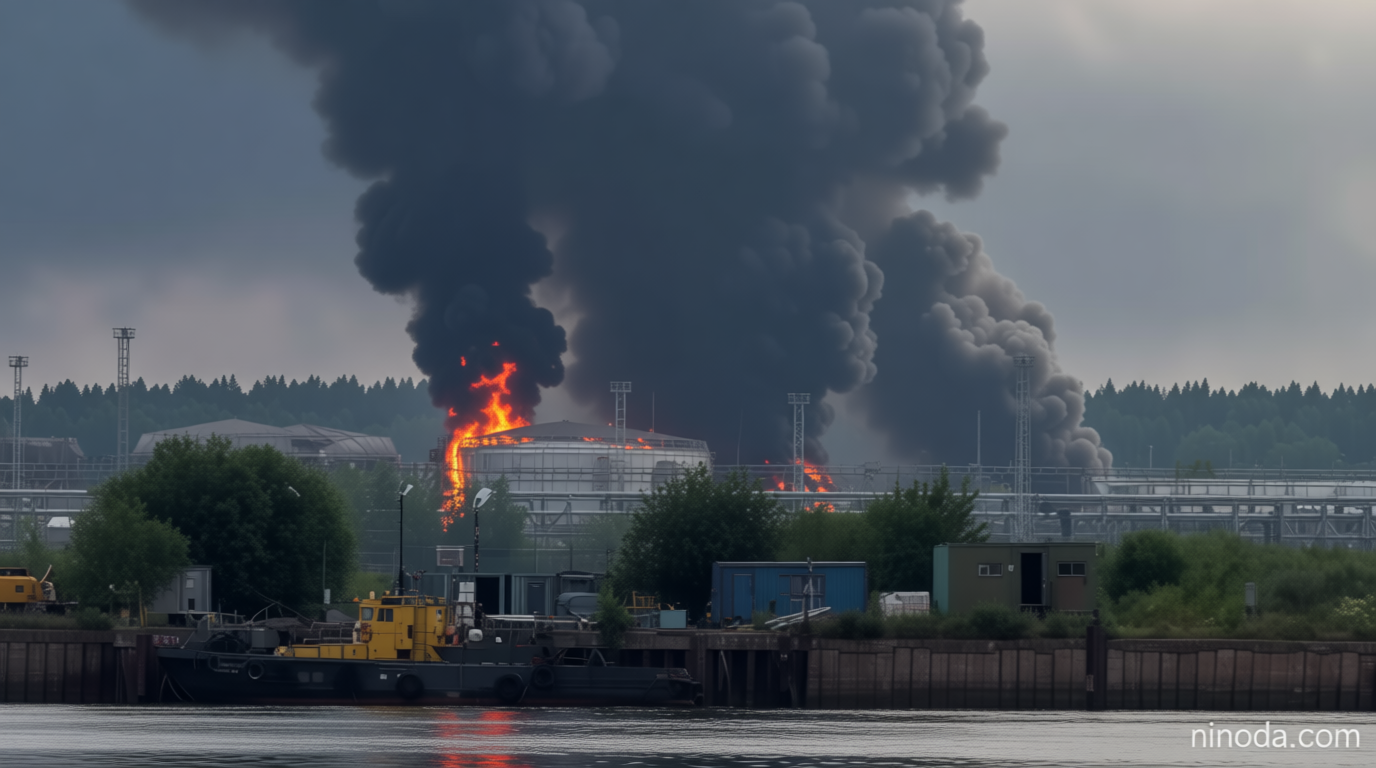 Ukraine hits major oil terminal in Russia’s St Petersburg