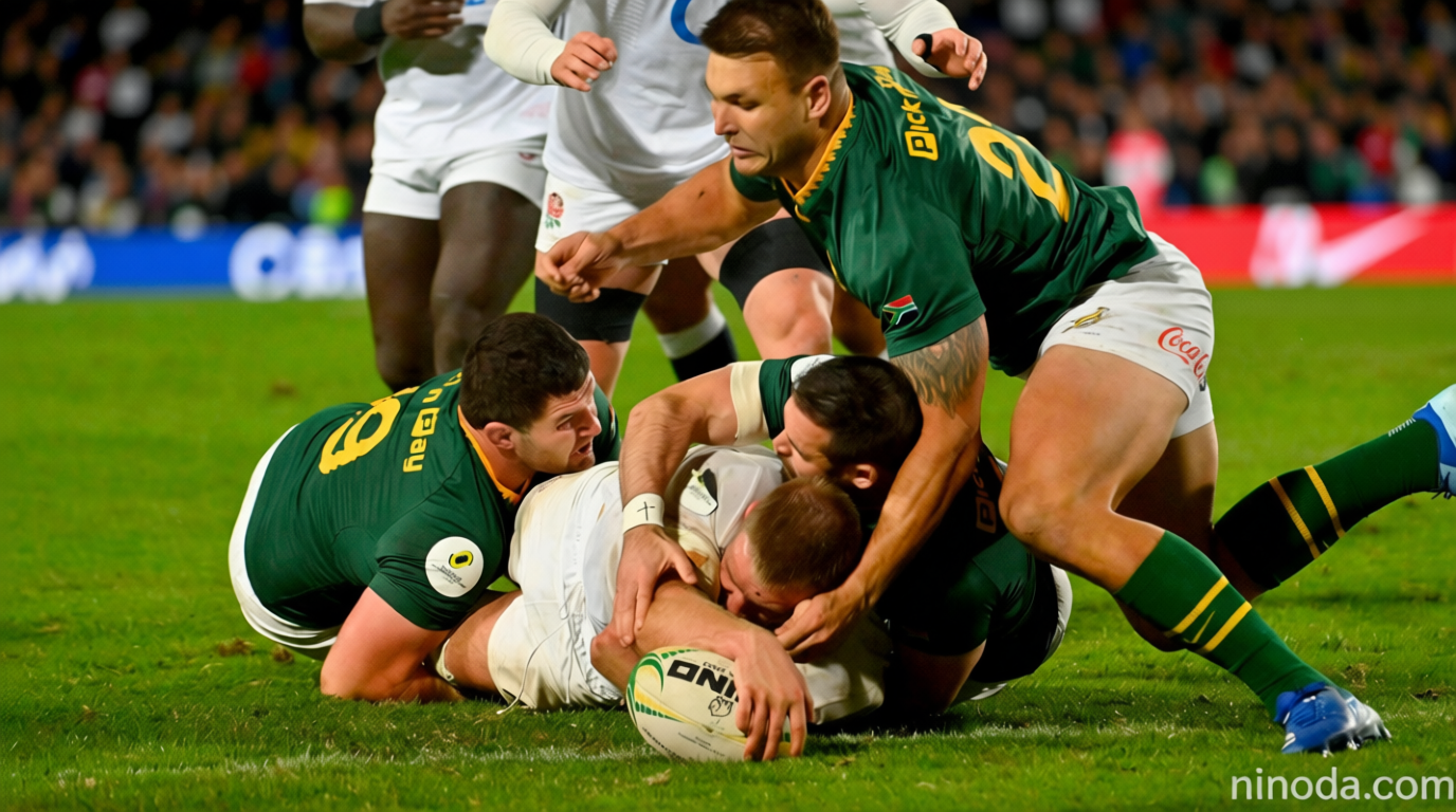 Boks unleash big-game brutality on Borthwick’s faltering England
