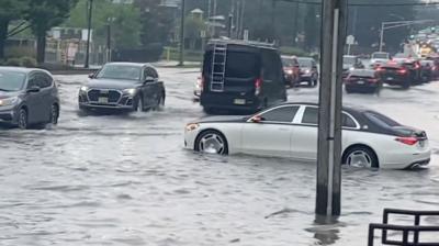 Watch: Torrential rain hits New York and New Jersey triggering flash floods